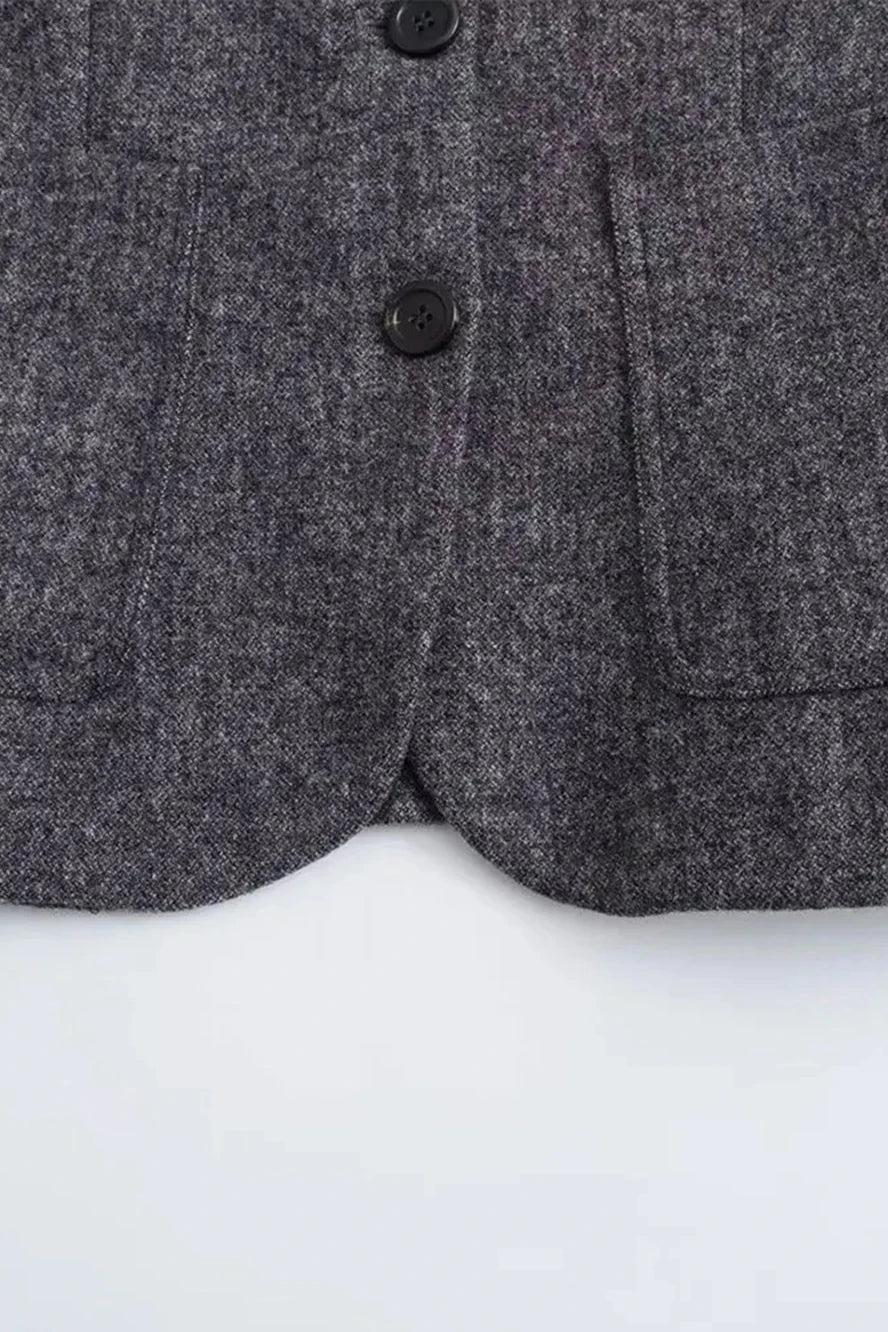 Set Suit Skirt Jacket High-waisted A-line Skirt