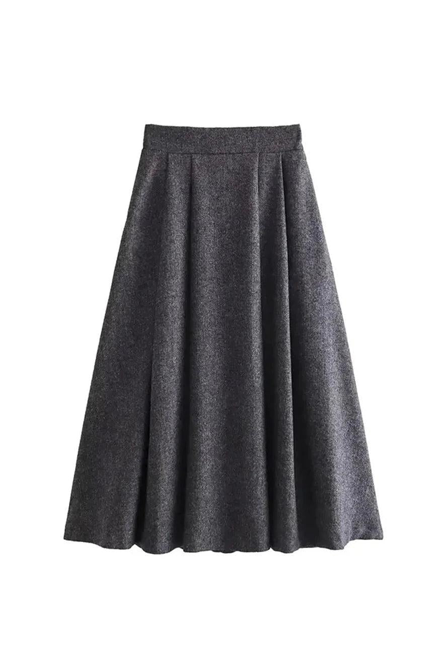 Set Suit Skirt Jacket High-waisted A-line Skirt