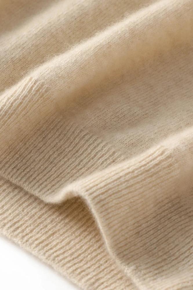 Vest Merino Wool Turtleneck Sweater Waistcoat Top