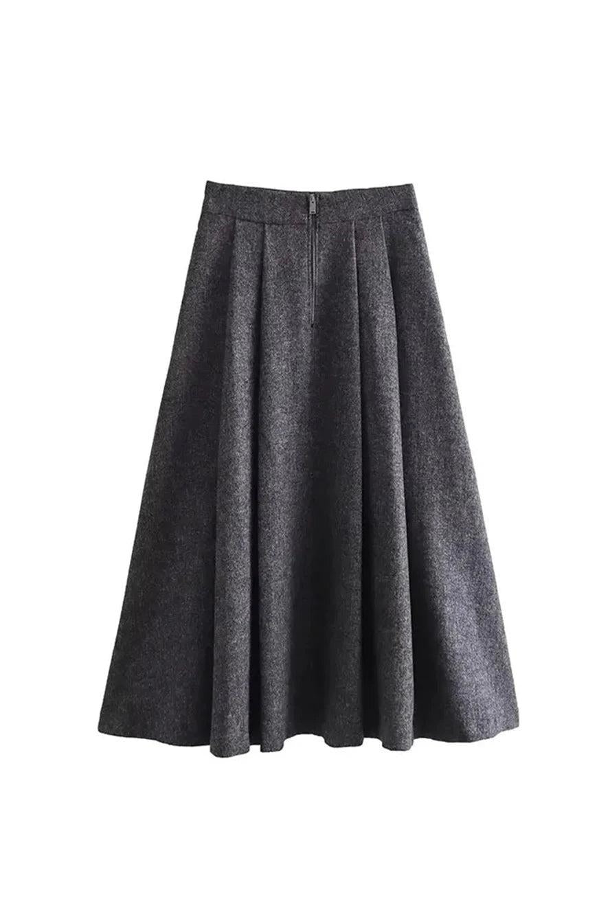 Set Suit Skirt Jacket High-waisted A-line Skirt