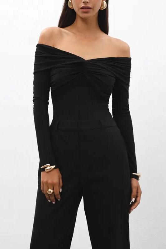 Off Shoulde Long Sleeve Top