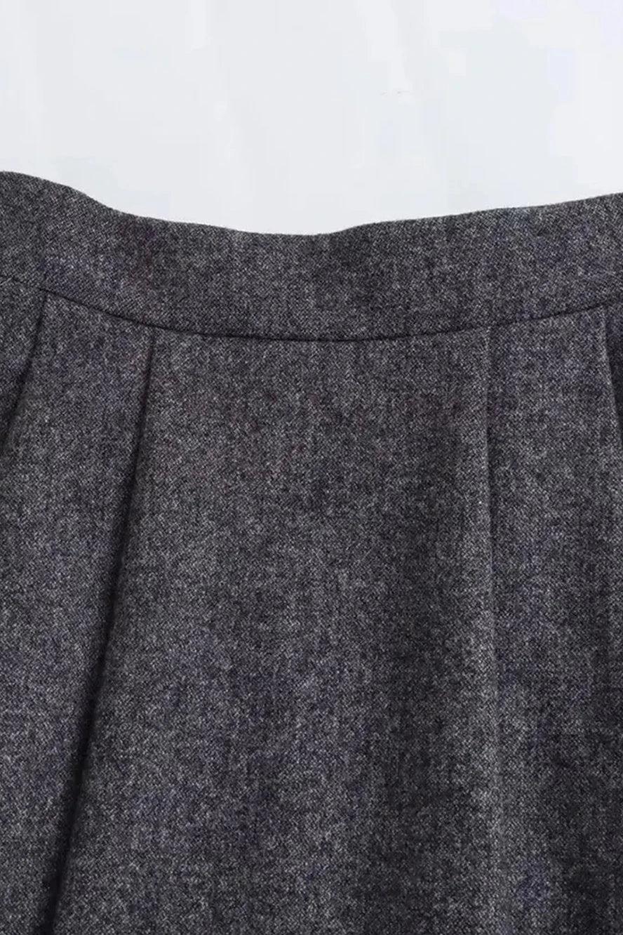 Set Suit Skirt Jacket High-waisted A-line Skirt