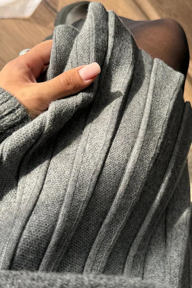 Knitted Pleated Skirts Short and Long