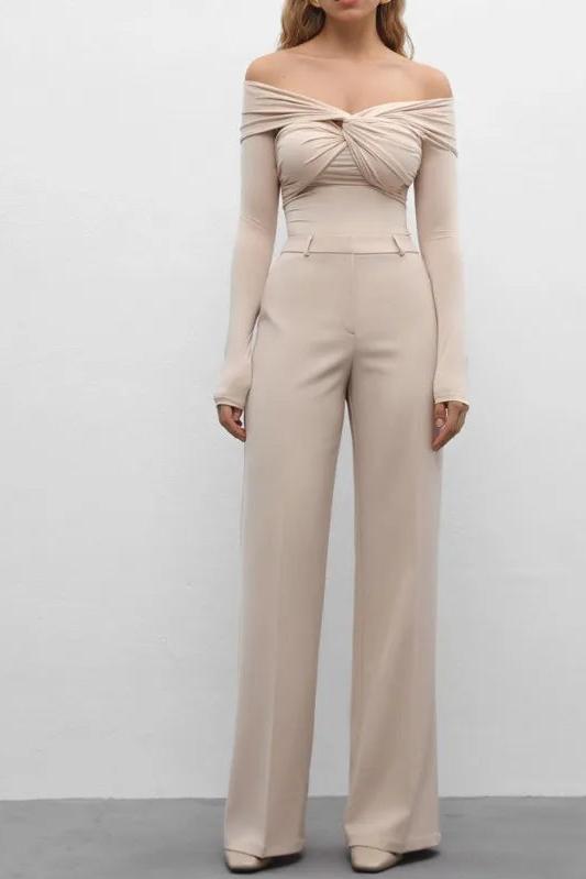 Off Shoulde Long Sleeve Top