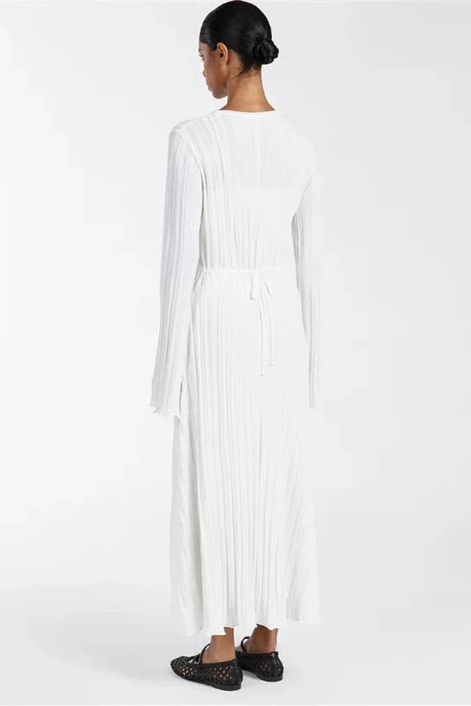 Knitted Loose Maxi Long Sleeve Party Dress