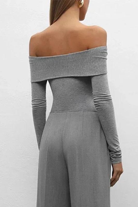 Off Shoulde Long Sleeve Top